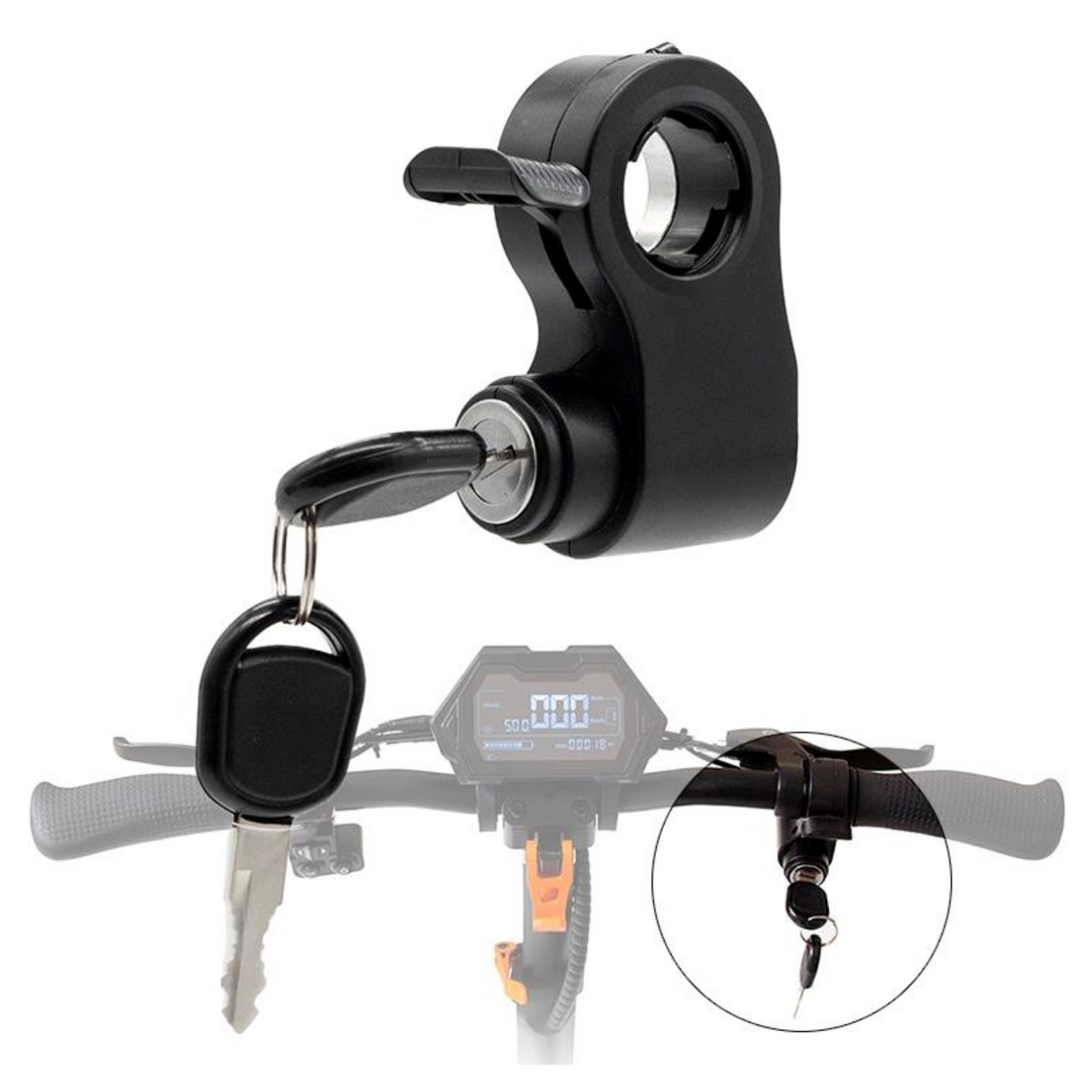 Original Daumengas mit Zündschlüssel für Kukirin G2 Pro 2024 