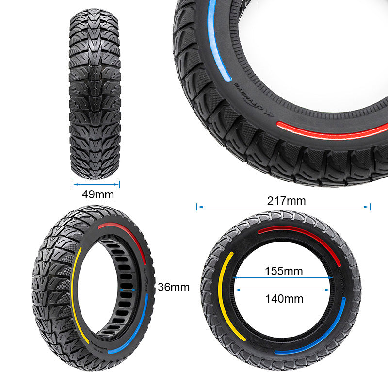 Vollgummireifen 9 5x2 6 1 Offroad für Niu KQi3 Pro KQi3 Sport KQi3 Max Aftermarket