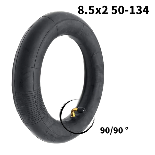 Schlauch 8.5x2 50-134 90/90° Ventil verstärkt 2er Set für E-Scooter – Bild 3