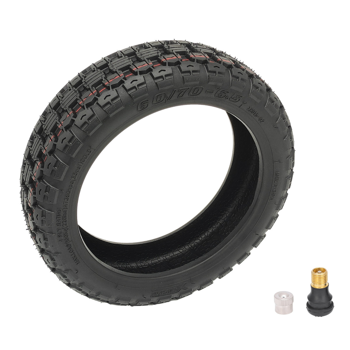 Xuancheng Offroad-Reifen 60/70-6.5 + Ventil – Z0103-BUNDLE