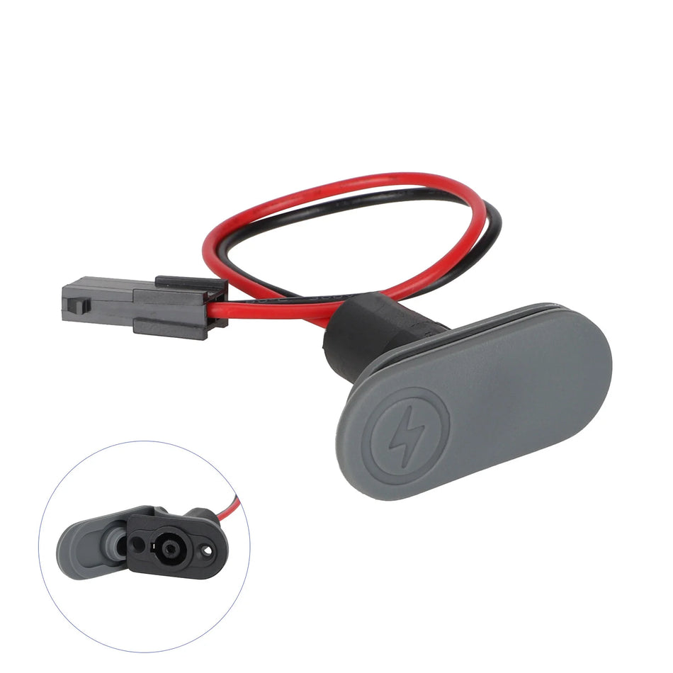 Original Ladeanschluss mit Silikonabdeckung für Xiaomi Electric Scooter 6