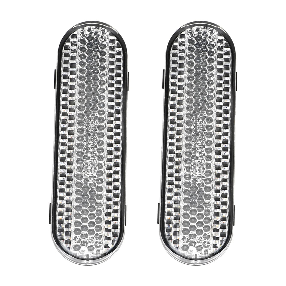 2x Silber Reflektor Vorn für Xiaomi Scooter 5 Plus