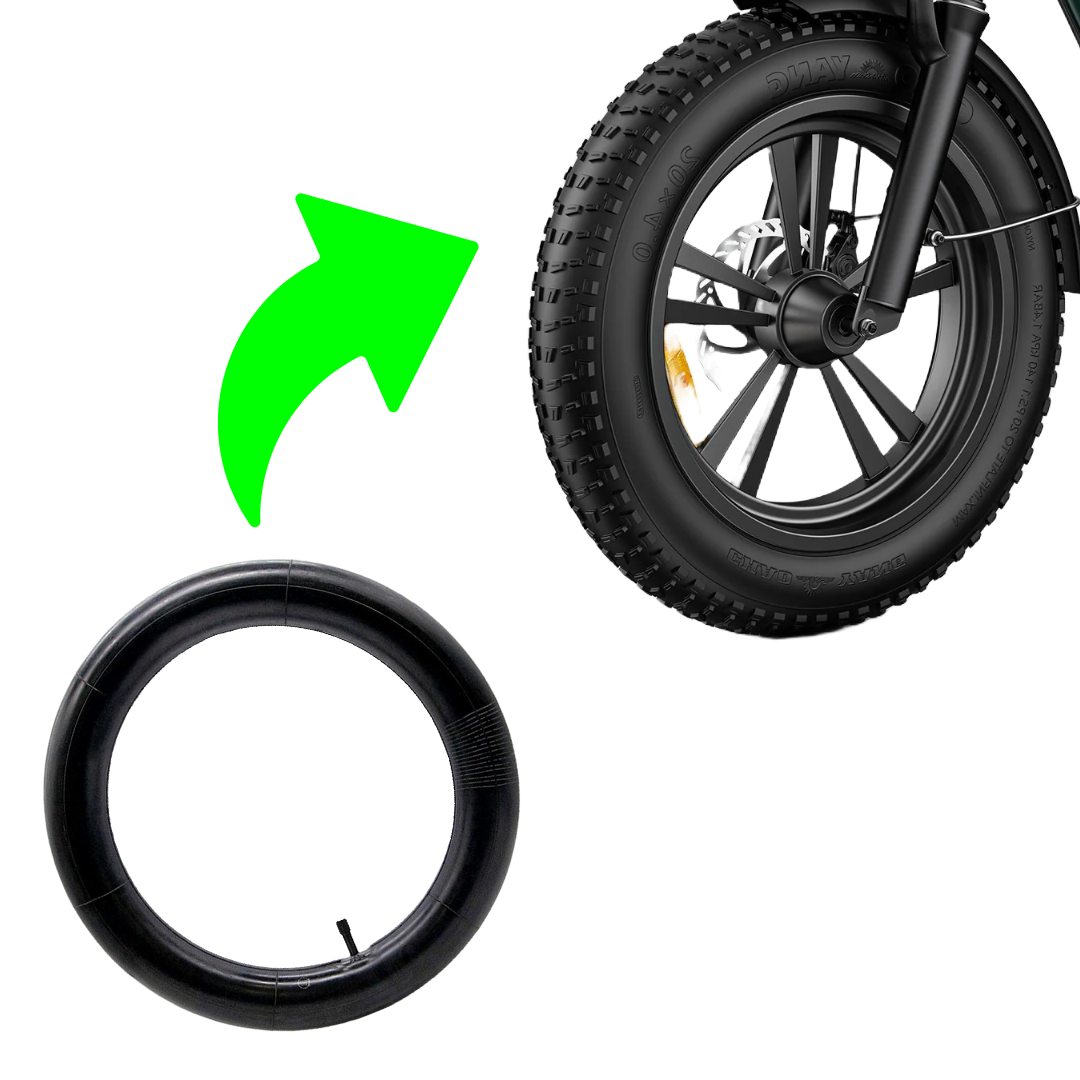 Schlauch 20x4 Zoll Autoventil gerade 2er Set für Hitway BK17 E-Bike / Fahrrad – Bild 6