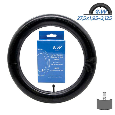 2x Schlauch 27.5x1.95-2.125 Zoll Schrader-Ventil für Generic E-Scooter – Bild 6