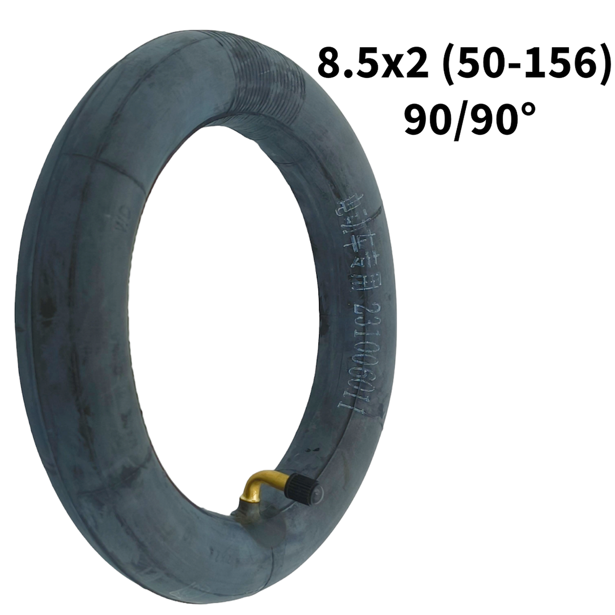 Schlauch 8.5x2 90/90° Ventil verstärkt 2er Set für E-Scooter – Bild 2