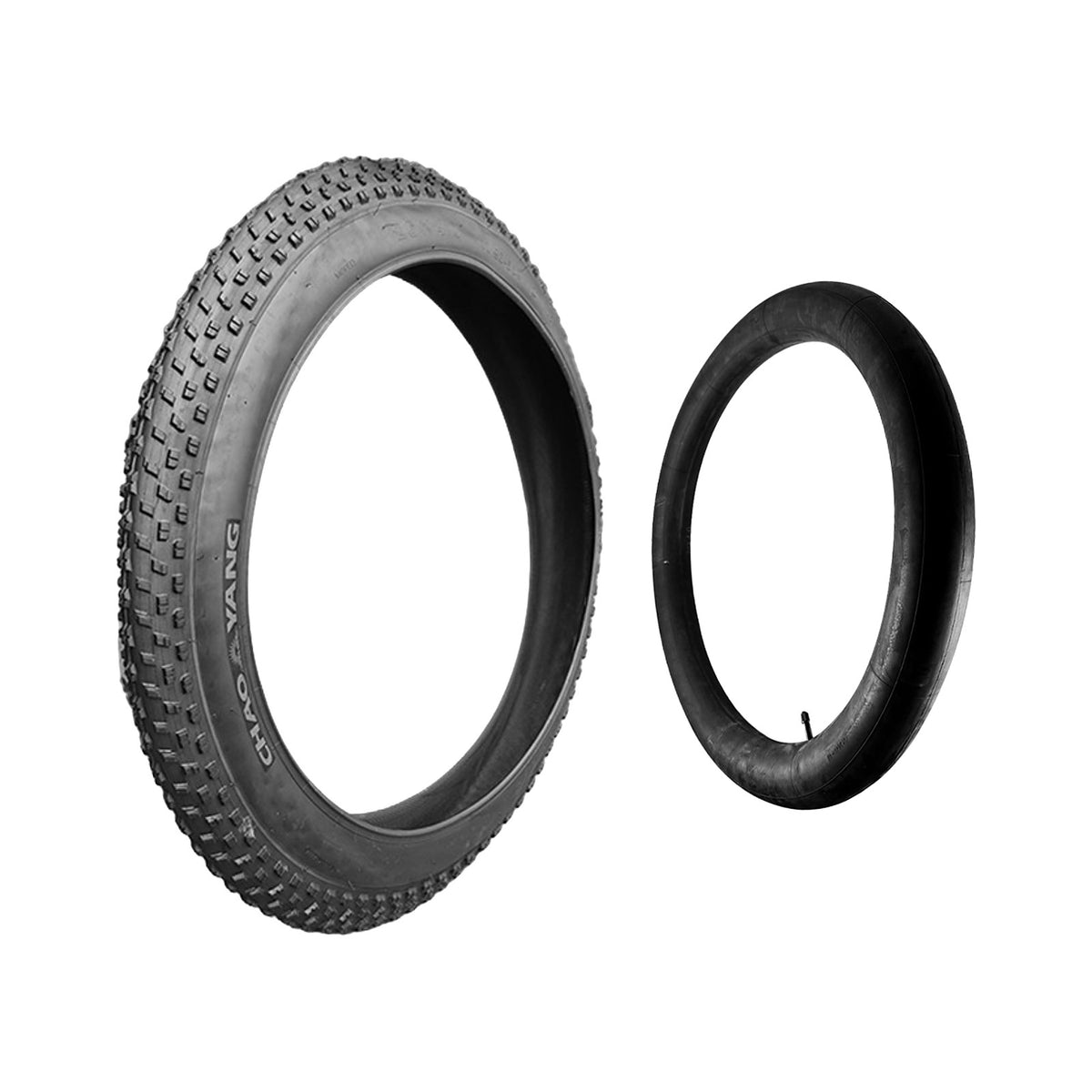Chaoyang Reifen + Schlauch Set 26x4 Zoll für Hitway BK15 4.0 E-Bike / Fahrrad – Bild 1