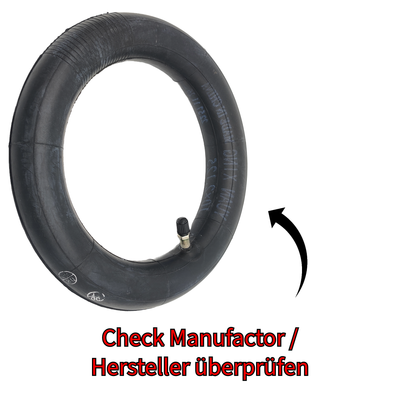Ninebot-Segway F65 Schlauch gerades Ventil 10x2,125 OEM Ersatz 2er Set – Bild 5