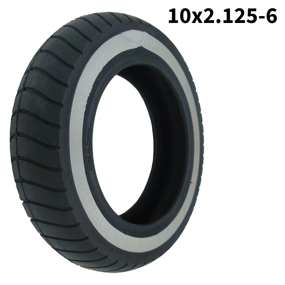 SoFlow SO2 Air Max Original Reifen 10x2.125-6 mit weißen Reflektorstreifen