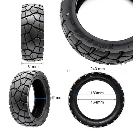 Tubeless Reifen 80/50-6.5 für Ausom L2 Ausom L2 Dual Motor Aftermarket