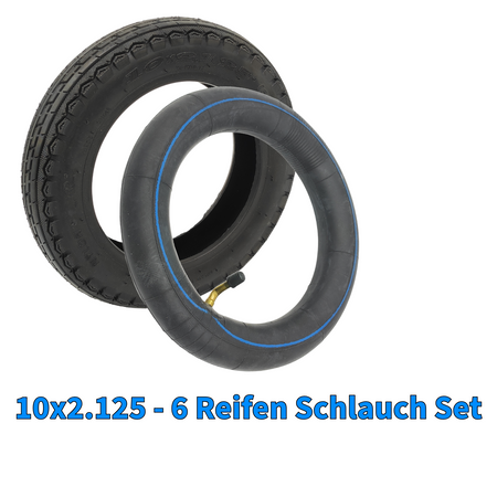 SoFlow SO MyTier Reifen Set Anti Slip mit Schlauch 10x2.125 45/90° – Bild 2