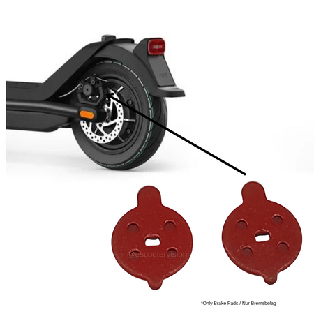 Bremsbeläge Bremsbelag Bremssteine für Niu KQi3 Sport Niu KQi3 Pro – Bild 2