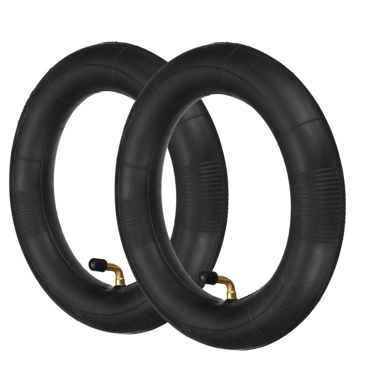 10x2,5  Schlauch mit 90° Ventil Ersatz für E-Scooter 2er Set Hochwertig – Bild 3