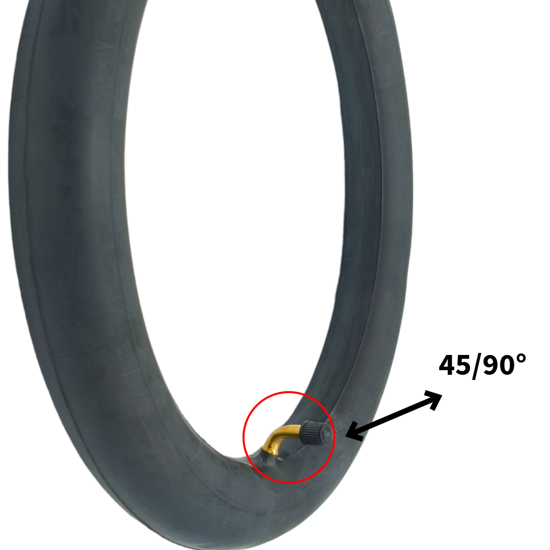 14x2.125 / 57-254 Reifen Black Cat Schlauch 14x2.125 45/90°