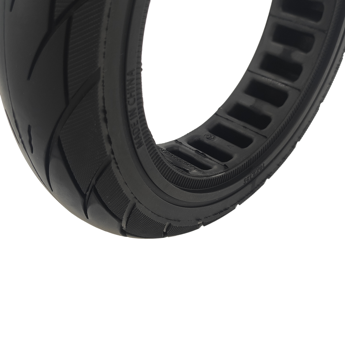 Ninebot Segway F65 Vollgummi Reifen 10x2.125 Zoll (44mm) Schwarz Soft – Bild 4