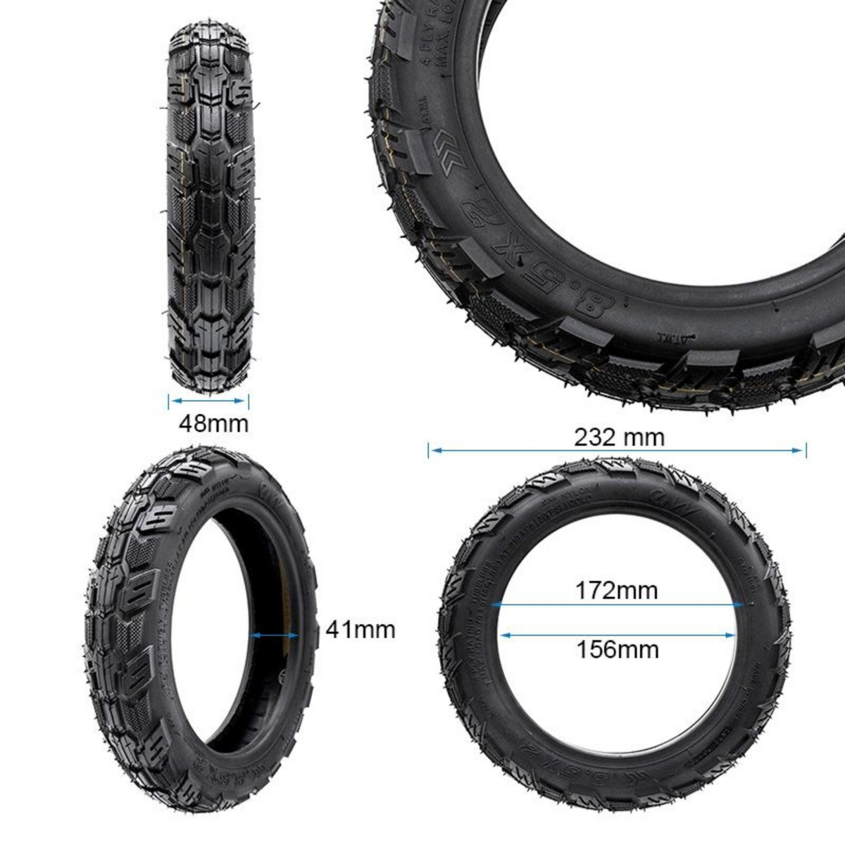 Tubeless Reifen Ewheel 8.5x2(50-156) für E-Scooter