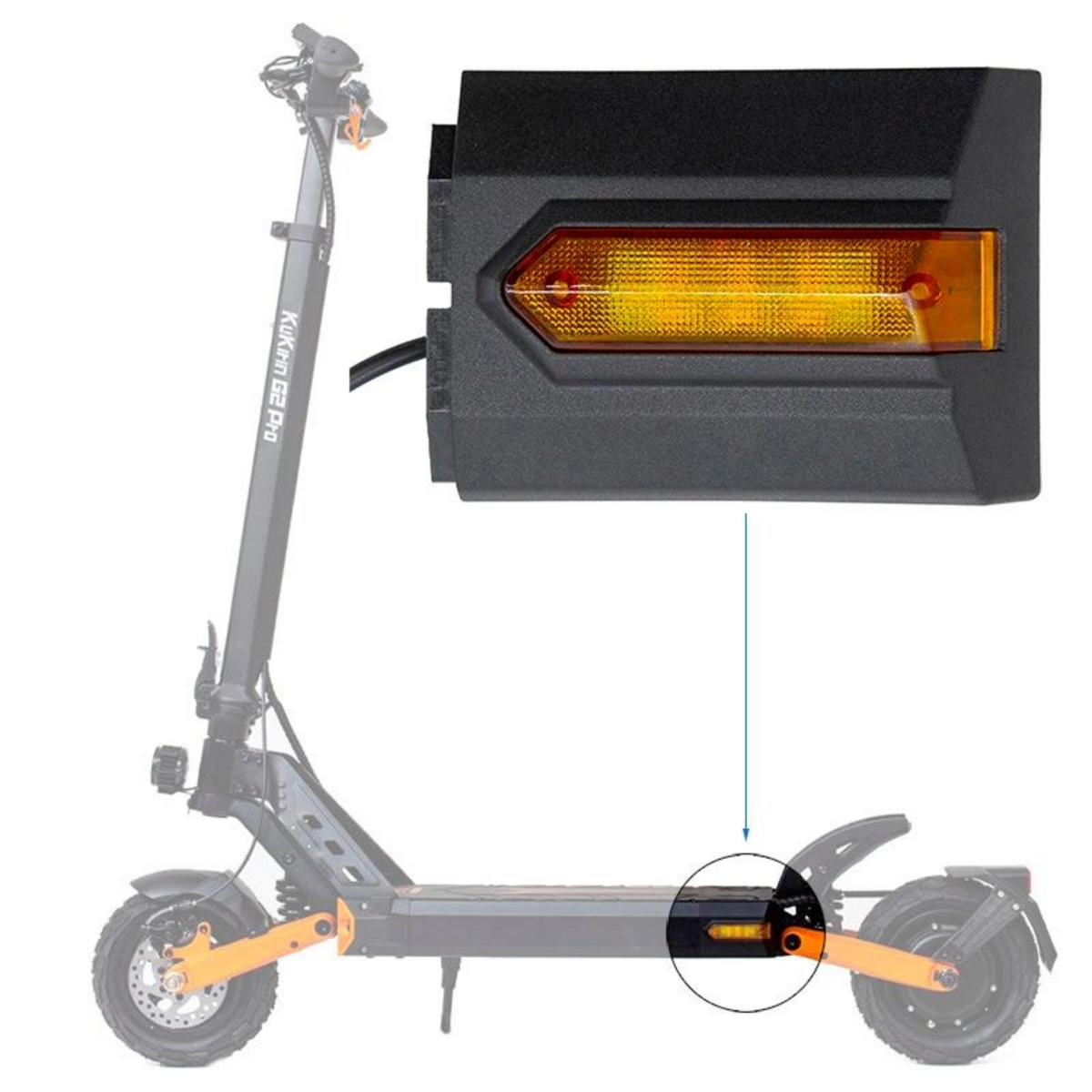 Original Blinker hinten links für Kukirin G2 Pro (2024 Version)