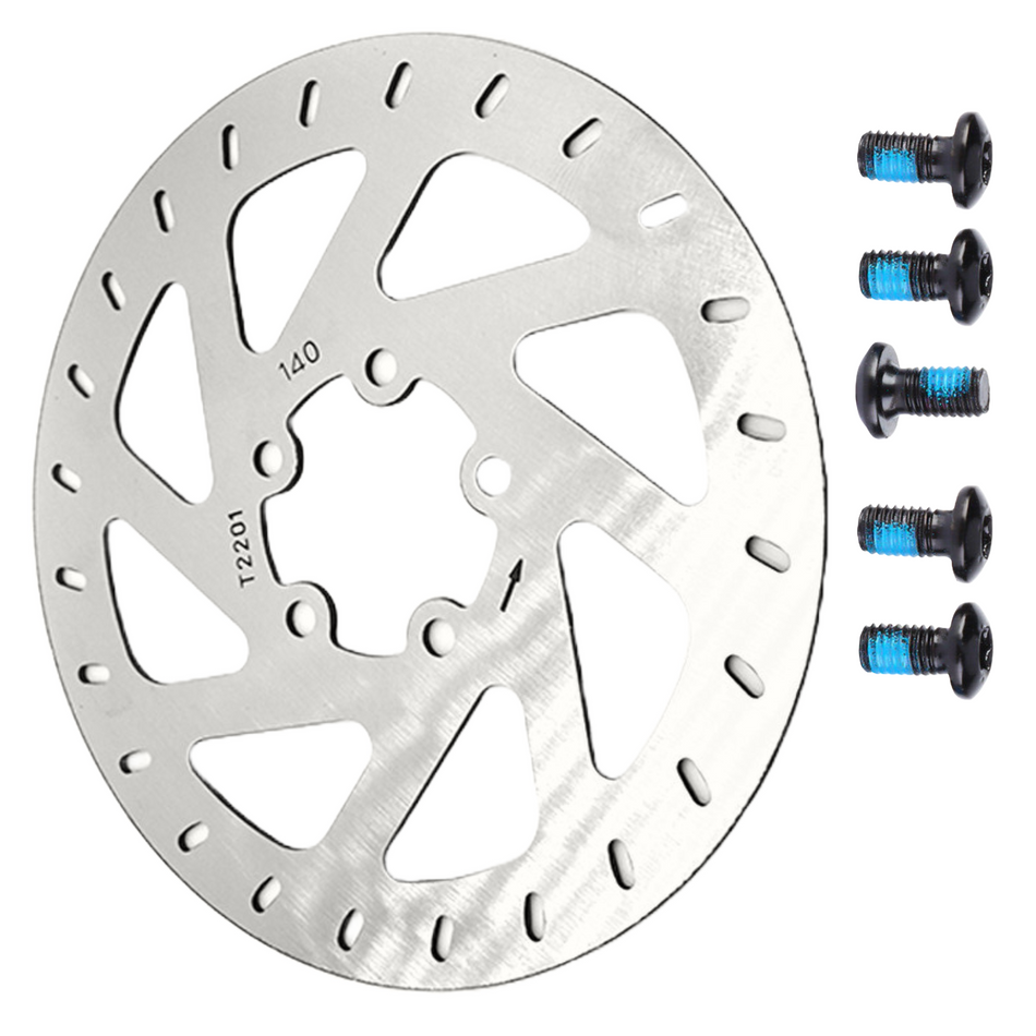 140mm 5 Loch Bremsscheibe mit Schrauben für Xiaomi 4 E-Scooter