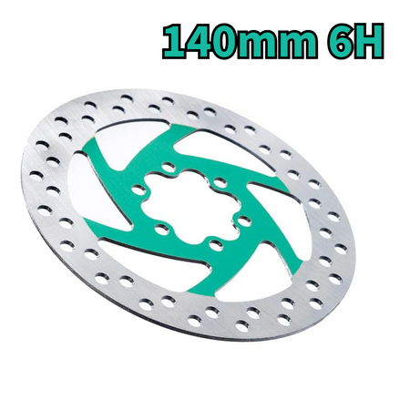 Bremsscheibe 140mm 6 Loch grün für E Scooter Aftermarket