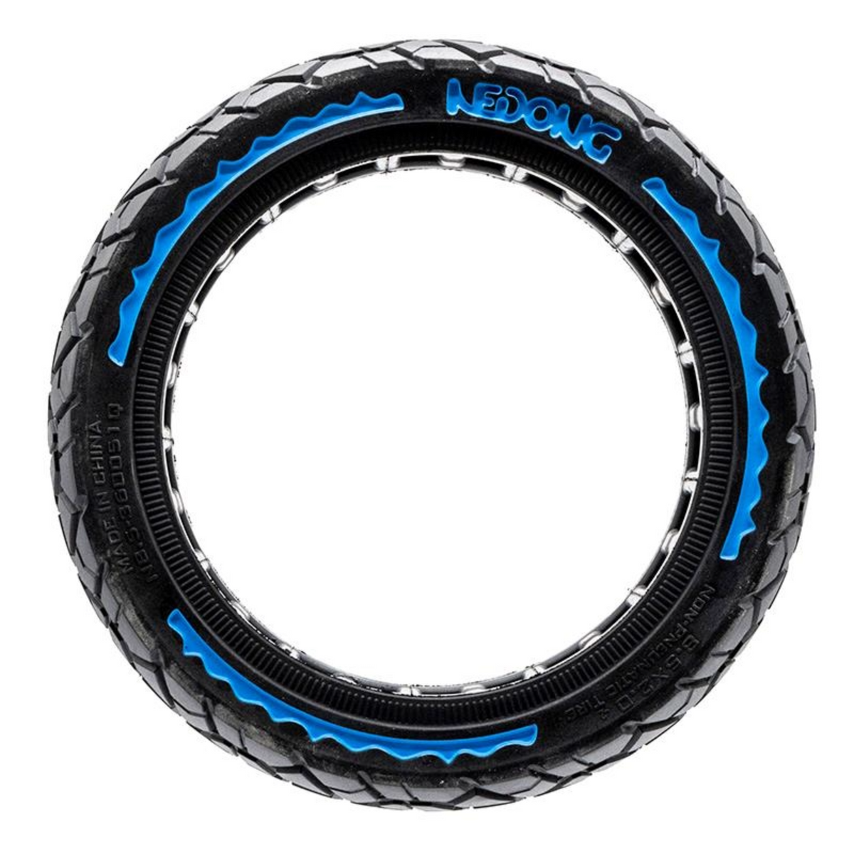 Vollgummireifen Off Road 8.5x2 (50-156) Blau Schwarz Nedong Ultraleicht