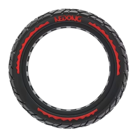 Vollgummireifen Offroad Rot 8,5x2 Zoll (50-156) Offroad [Nedong]