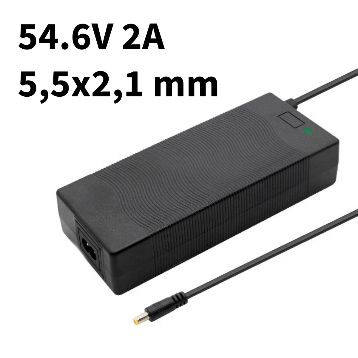 Wizzard 2.5 Plus Ladegerät 54.6V 2A 5,5x2,1 mm Premium Ersatz für 48V Akku