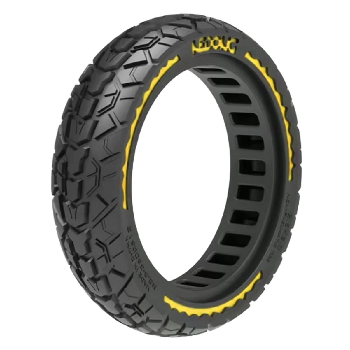 Vollgummireifen 8.5x2 Zoll (50-156) Gelb Schwarz Nedong Off-Road