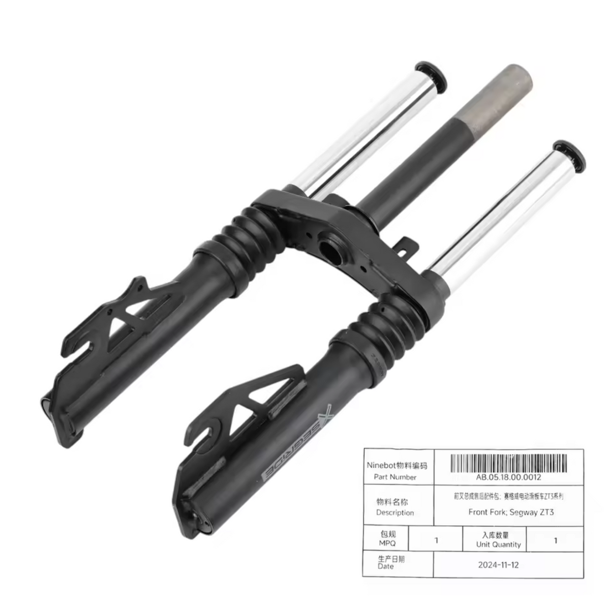 Original Vorderradgabel für Ninebot Segway ZT3 Pro