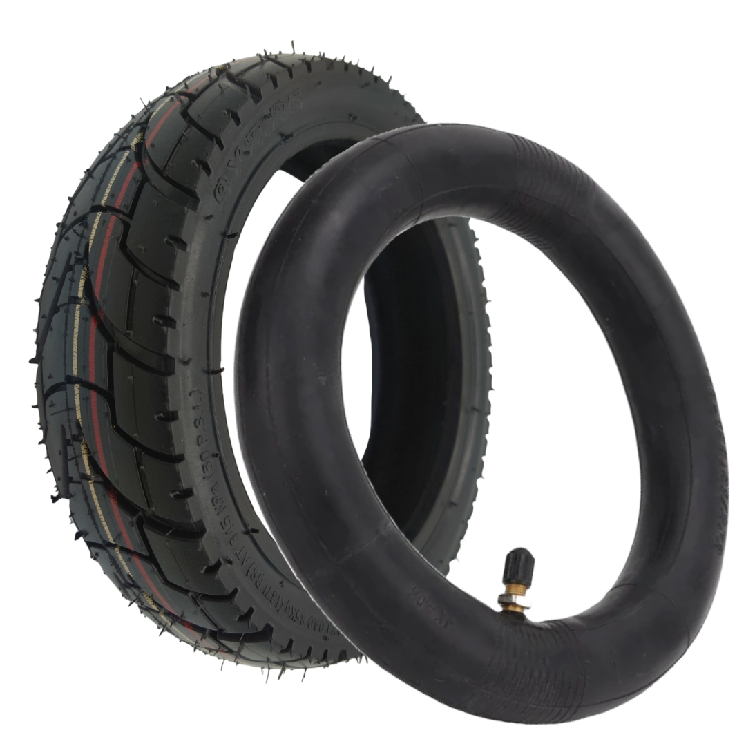 Reifen Schlauch Set 9x2.25-6.1 mit 8.5x2 (50-156) Schlauch gerades Ventil