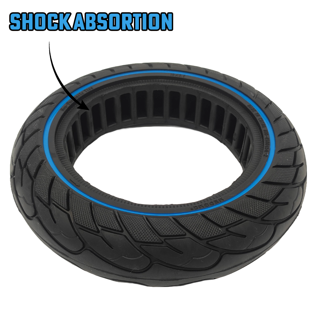 Vollgummi Reifen 10x2.5-6.5 Blau für Xiaomi Electric Scooter 5 Aftermarket