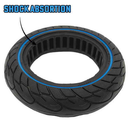 Vollgummi Reifen 10x2.5-6.5 Blau für Xiaomi Electric Scooter 5 Aftermarket