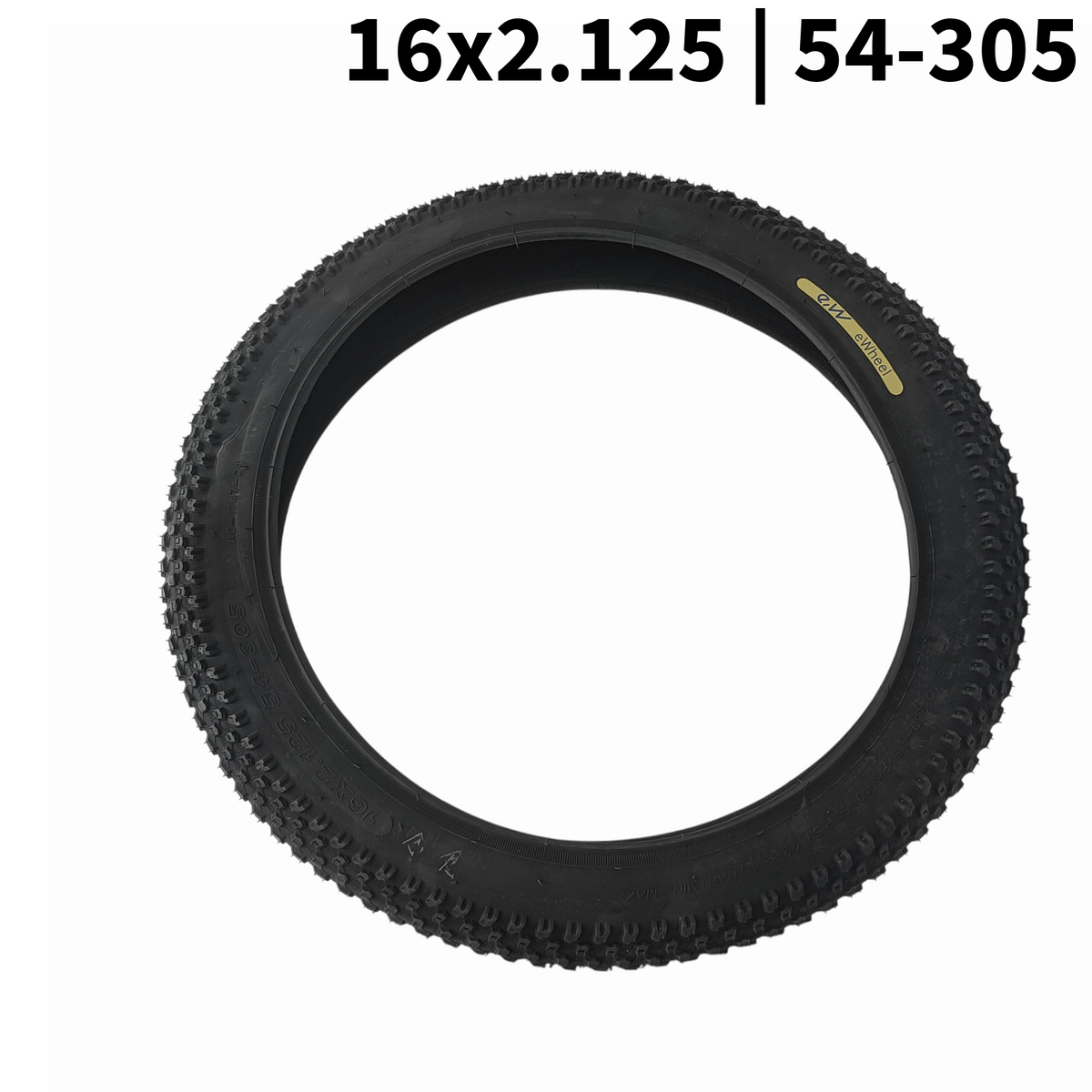 E-Wheel Reifen 16x2.125 Zoll 54-305 für E-Bike Fahrrad
