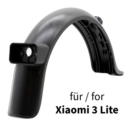 Aftermarket Kotflügel ohne Rücklicht Schwarz Ersatz für Xiaomi 3 Lite