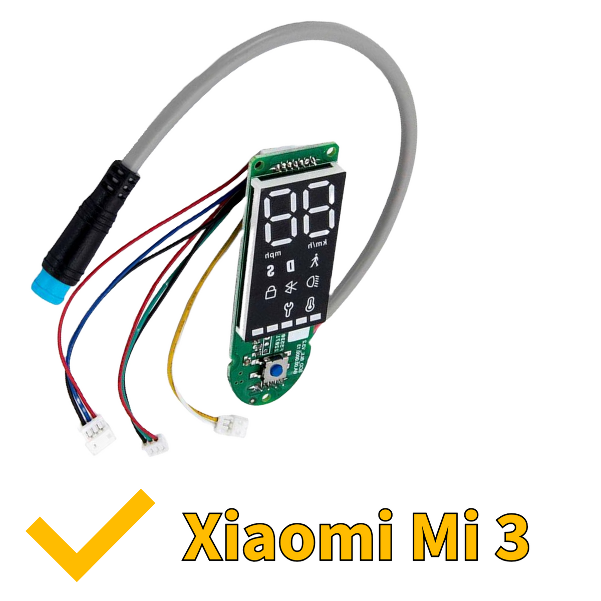 Aftermarket Dashboard Display mit Abdeckung Set  für Xiaomi Mi 3 E-Scooter
