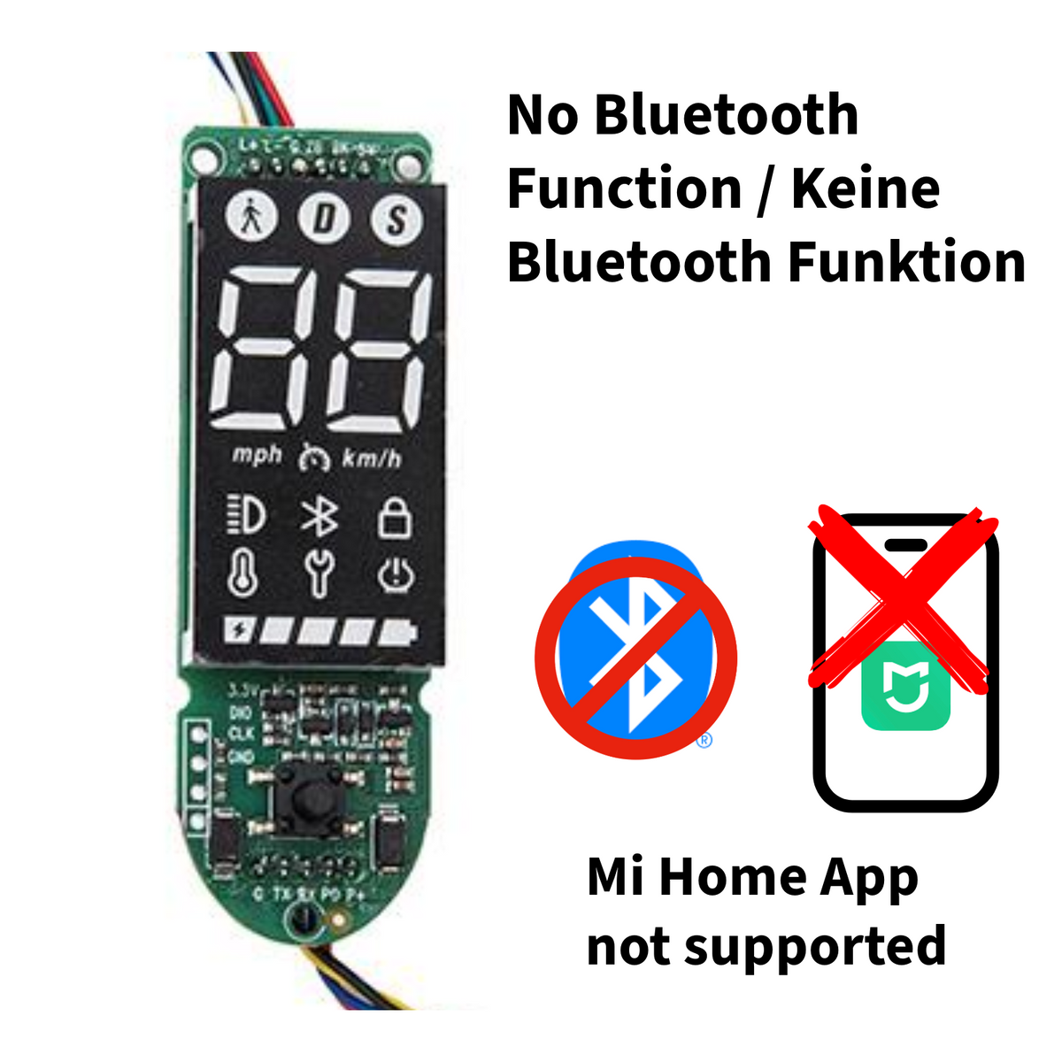 Aftermarket Dashboard Display für Xiaomi 4 Lite Gen1