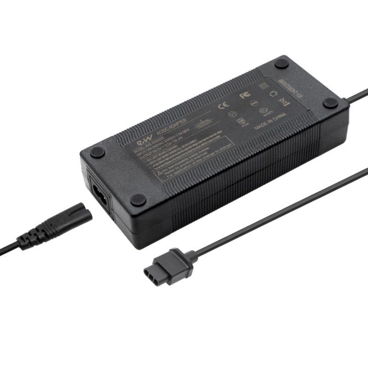 Ladegerät Netzteil  53.2V 2A  SJT-125E Anschluss mit Netzkabel für Niu E-Scooter
