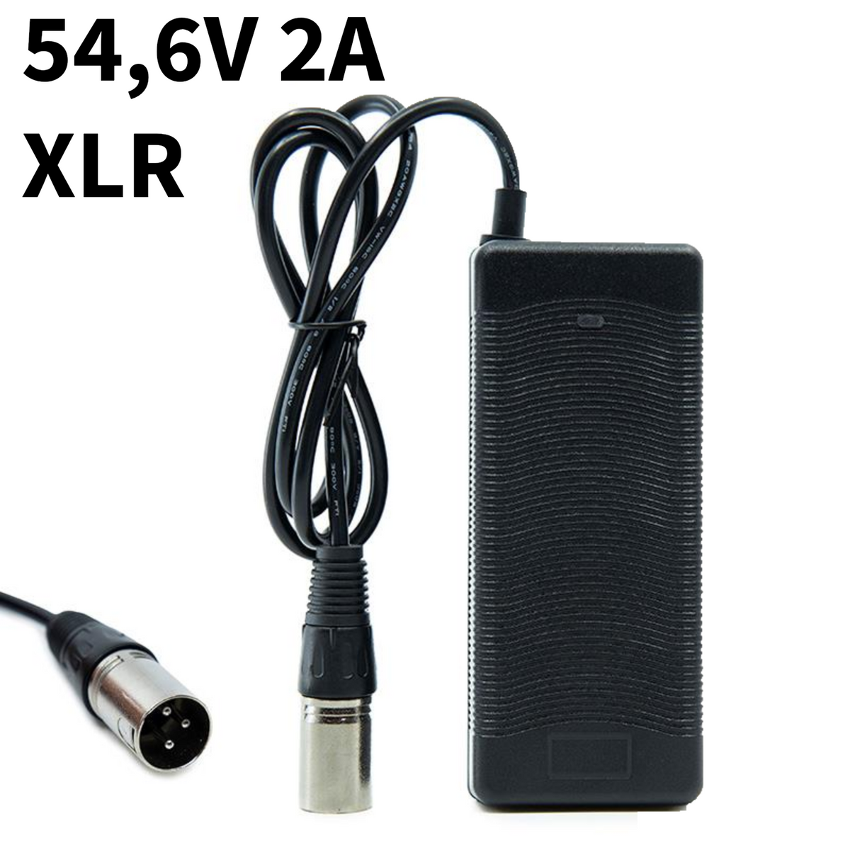 Ladegerät Netzteil  54.6 2A XLR Anschluss mit Netzkabel