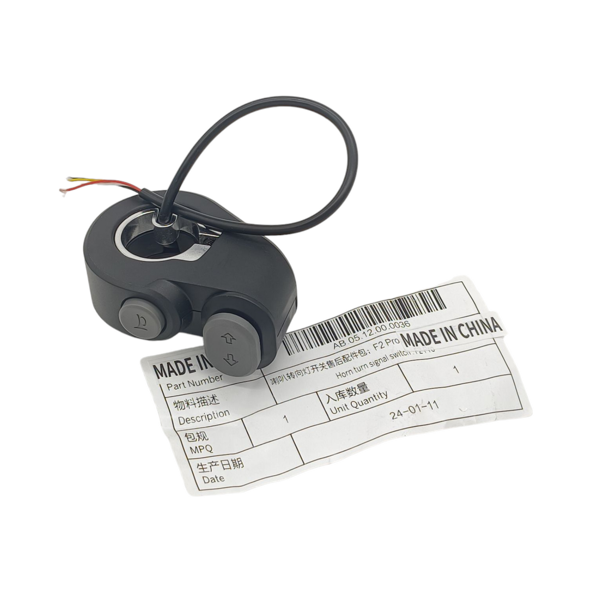 Original Blinker Bedienelement für Ninebot Segway F2 Pro