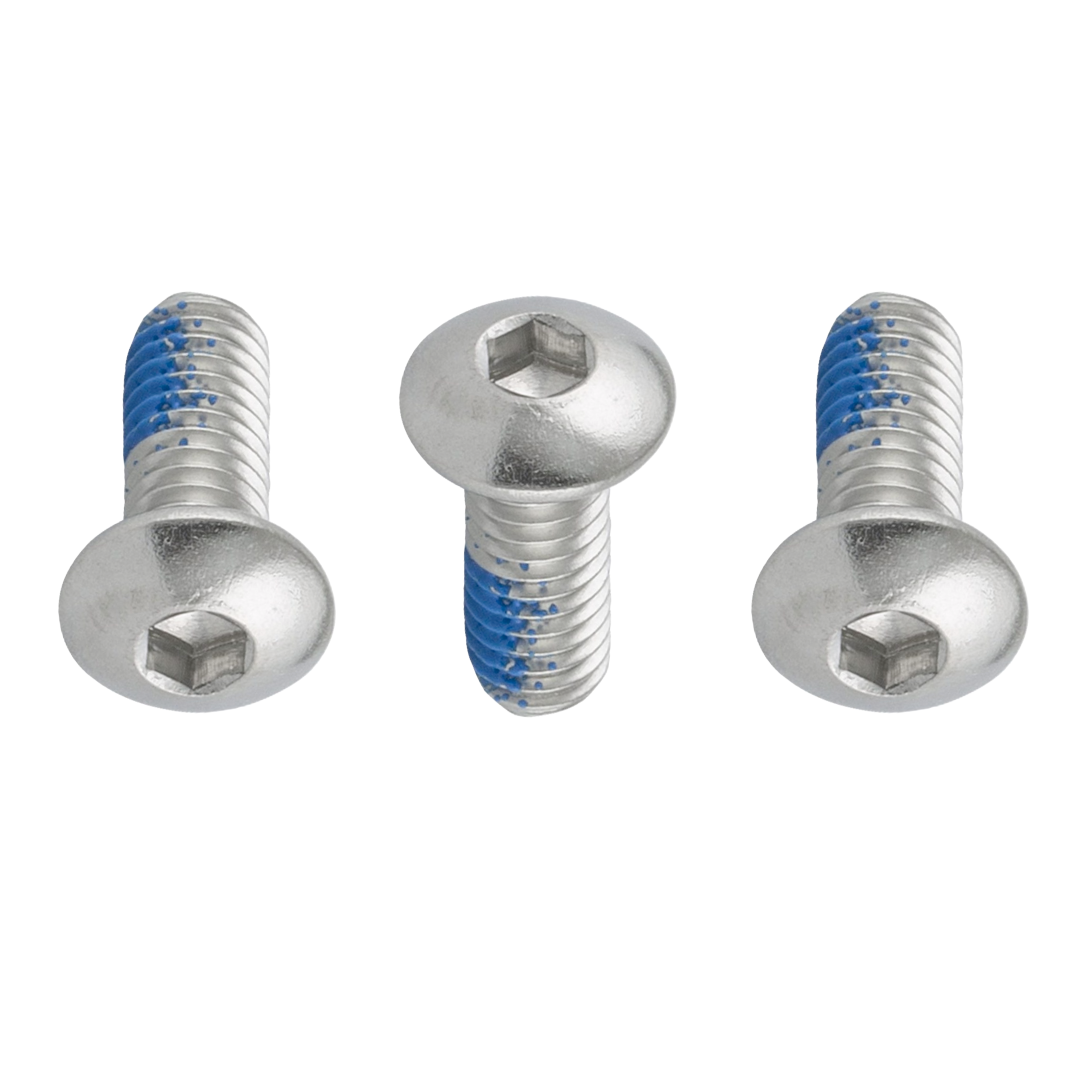 Schrauben Edelstahl für Bremsscheibe 6 Stück mit Schraubensicherungslack M5x10
