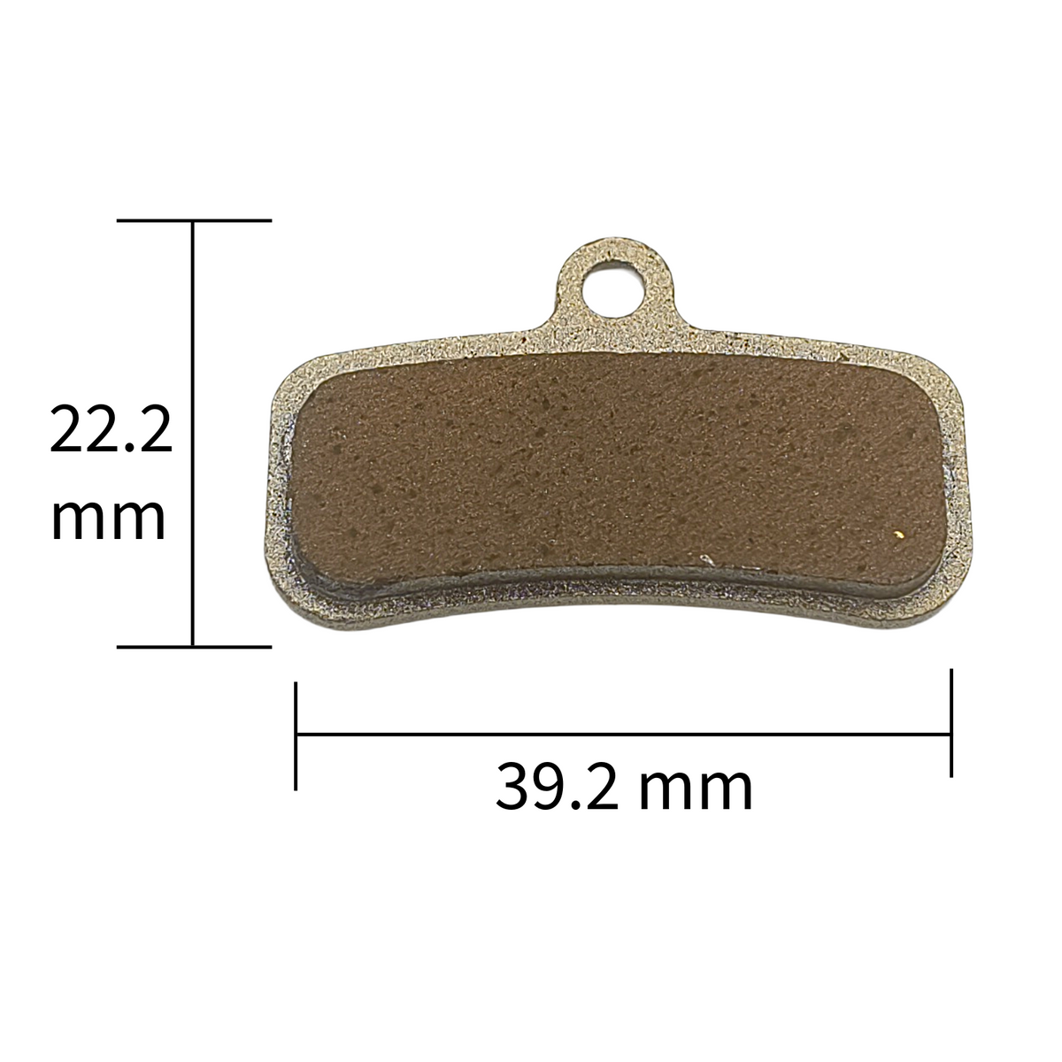 Bremsbelag Vollmetall 39.2x22.2 Universal für Generic Aftermarket