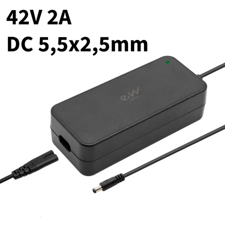 SoFlow SO4 Gen1/2/3/ Premium Ladegerät Netzteil DC 5,5x2,5 mm 42V 2A für 36V Akku