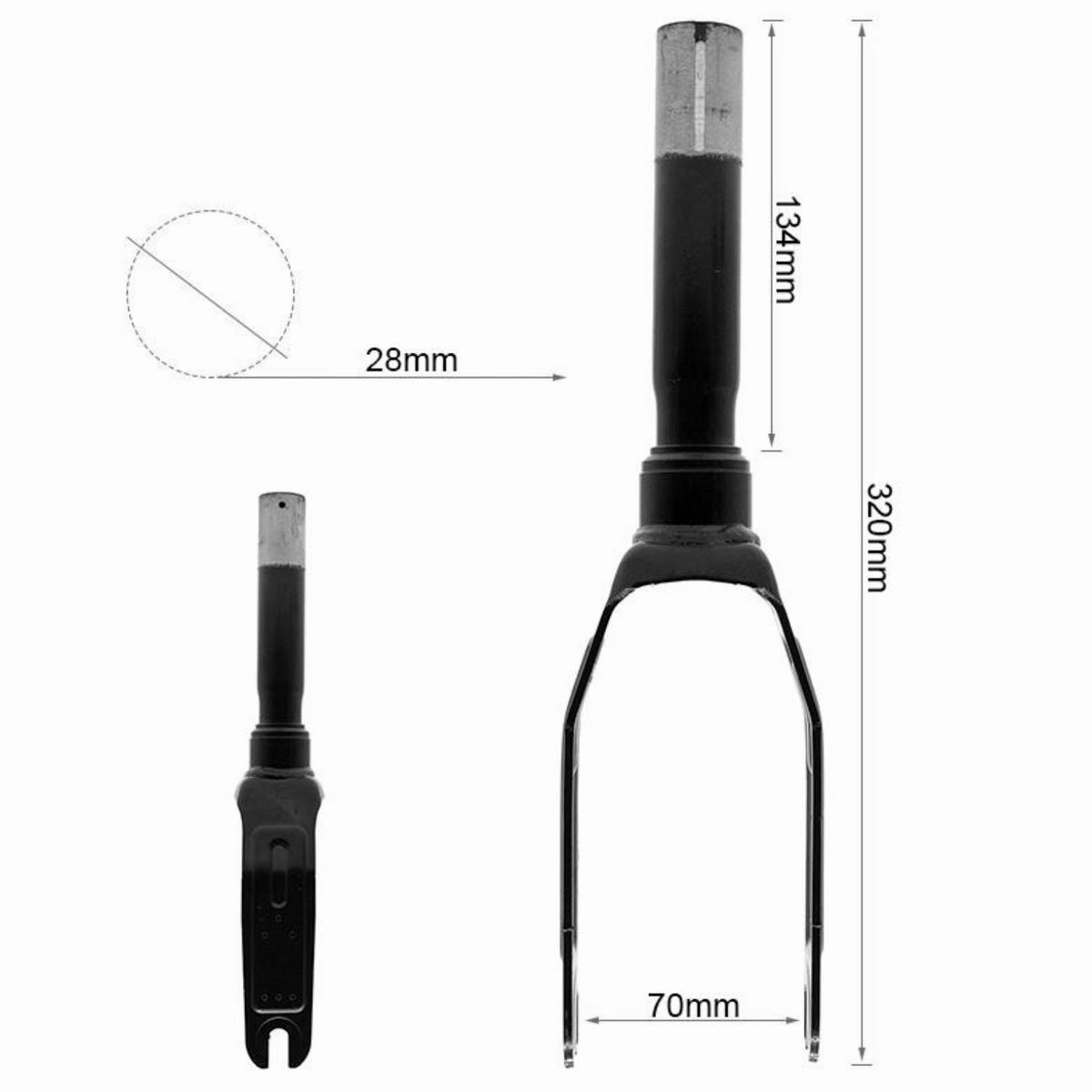 Original Vorderradgabel für Xiaomi 4 Lite Gen1