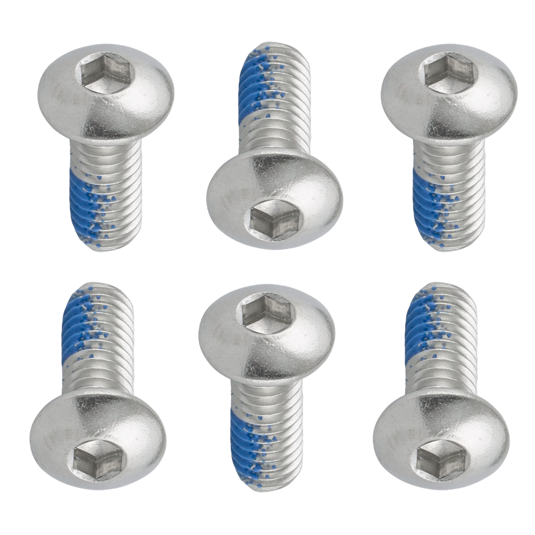 Schrauben Edelstahl für Bremsscheibe 6 Stück mit Schraubensicherungslack M5x10