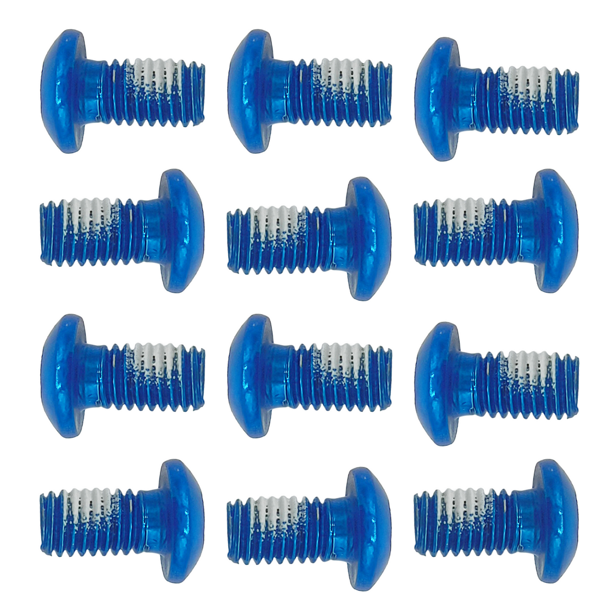 Schrauben blau eloxiert für Bremsscheibe 12 Stück Aftermarket
