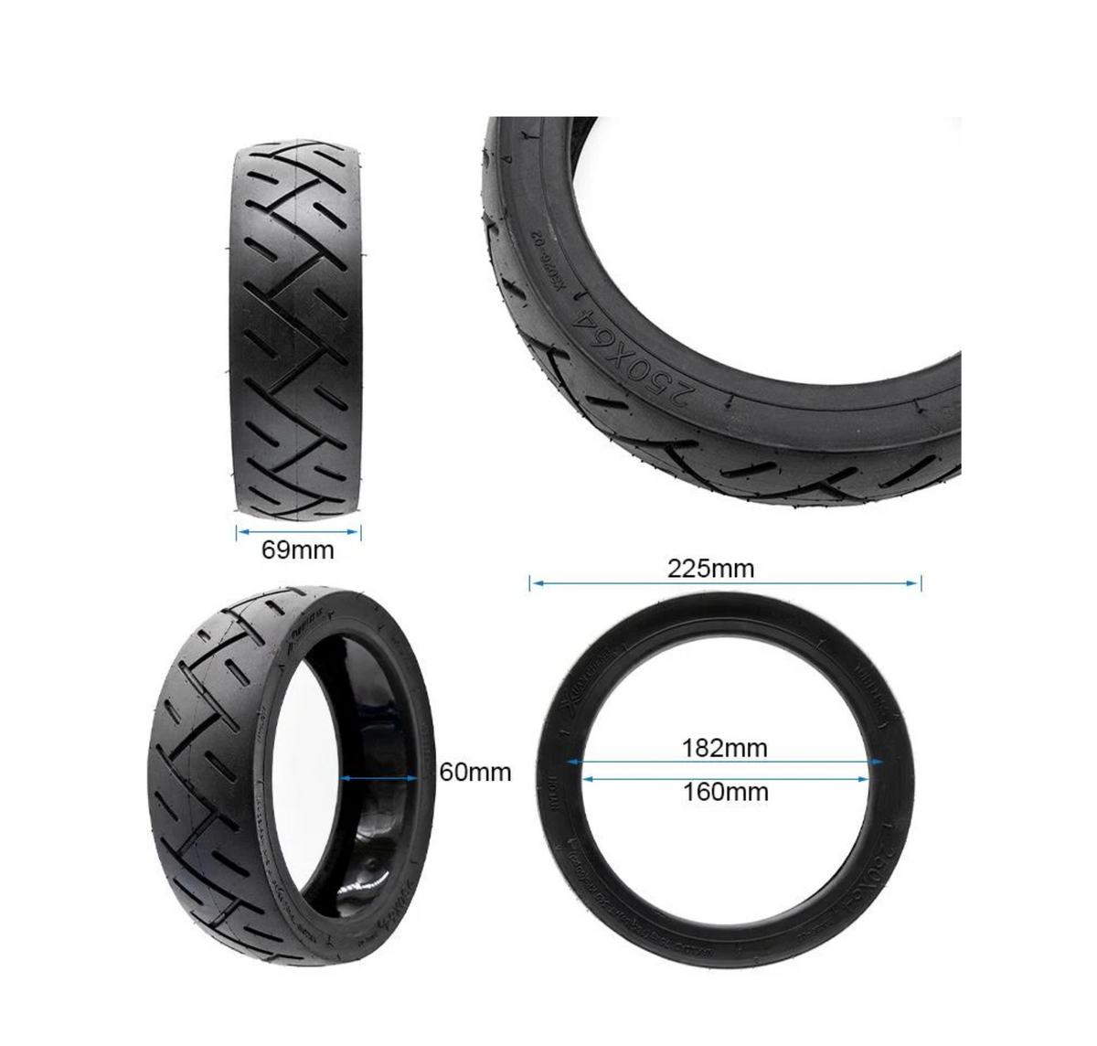 Tubeless Reifen mit Gelschicht Universal Aftermarket