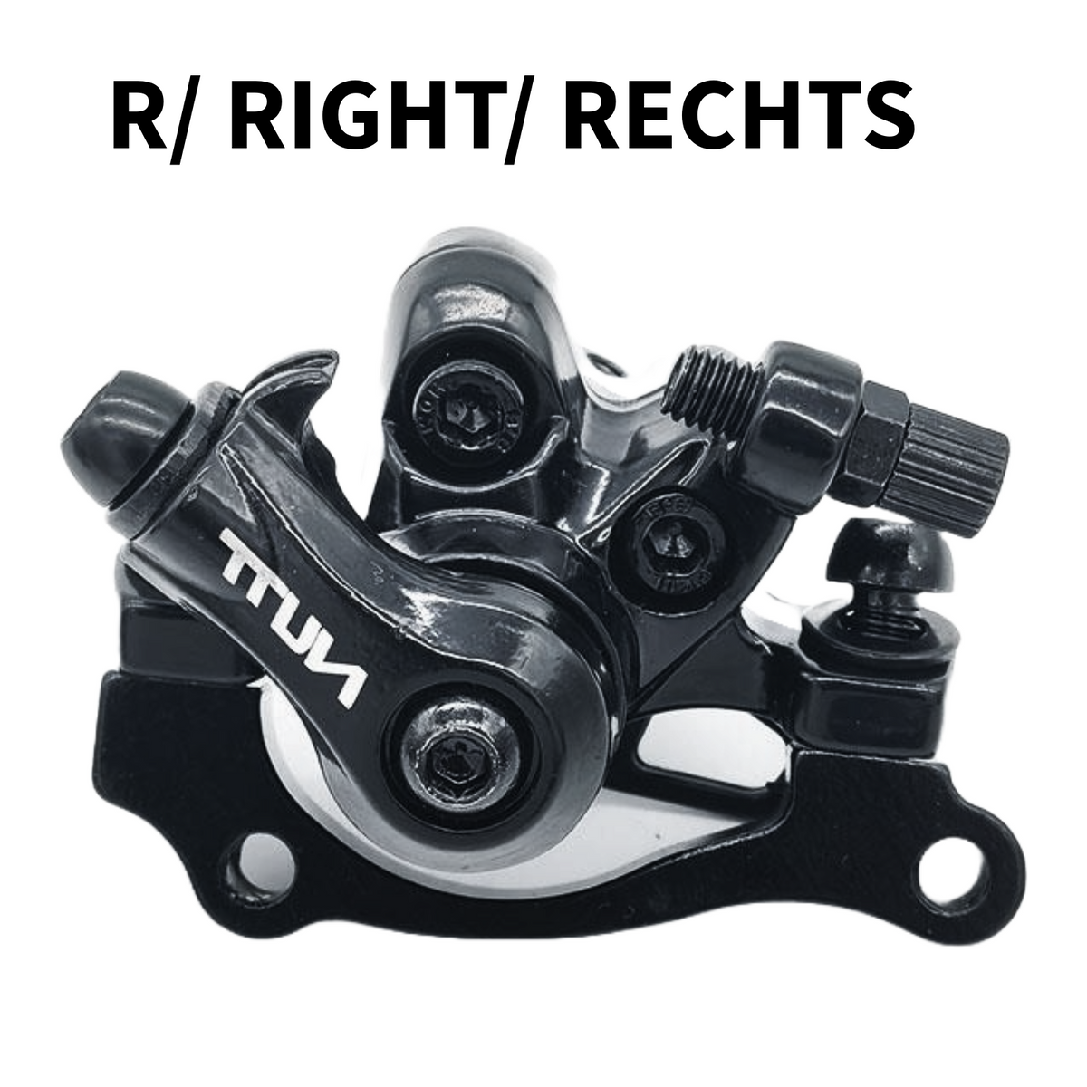 Bremssattel mechanisch Rechts schwarz für E-Scooter Originalteil
