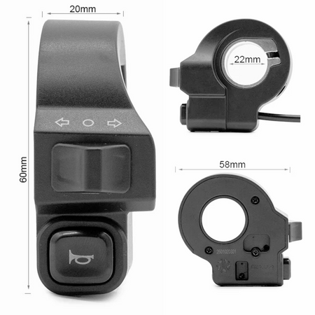 Bedienelement für Blinker und Hupe für Kukirin G3 Originalteil