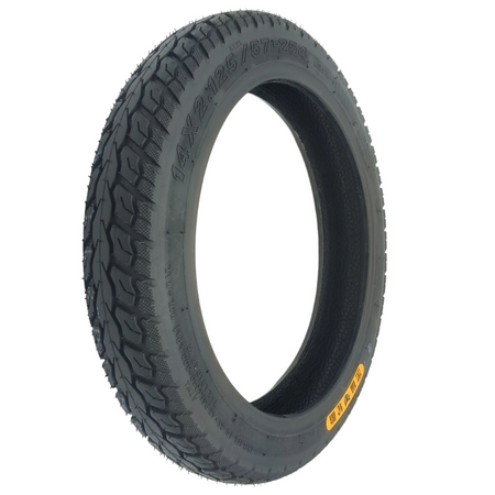 14x2.125 / 57-254 Reifen Black Cat Schlauch 14x2.125 45/90°