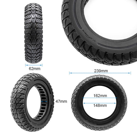 Vollgummi Reifen 10x2.5-6.5 Offroad für E-Scooter Originalteil