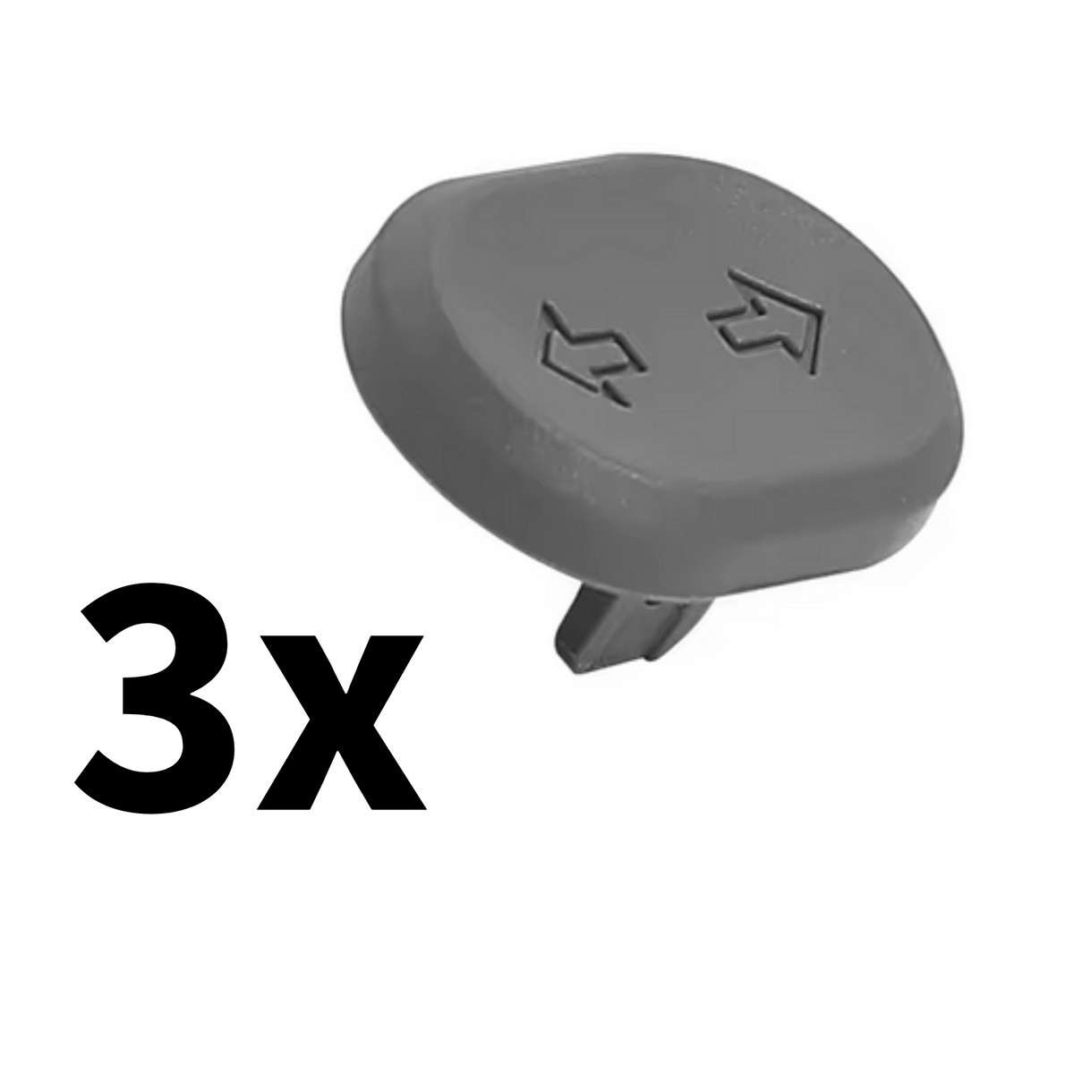 Kunststoff Abdeckung Blinker Knopf für Ninebot-Segway F2 Serie Original 3er Set