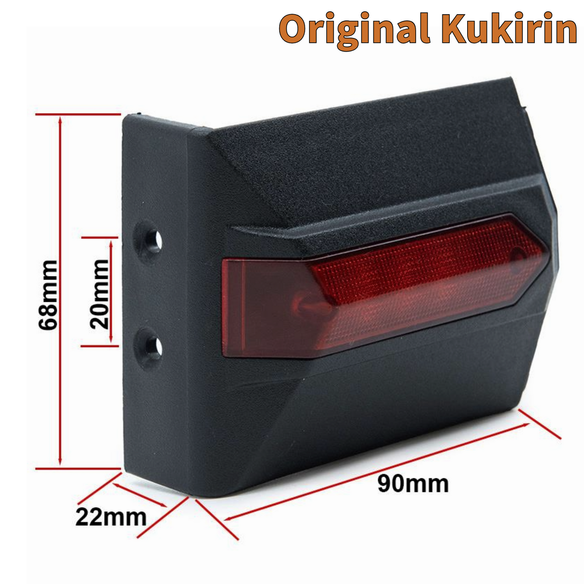 Original Seitenblende mit Rücklicht Rechts für Kukirin G2 Pro